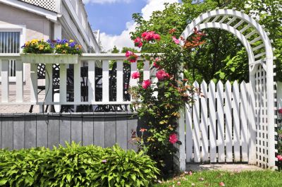 Arched Arbor Installation