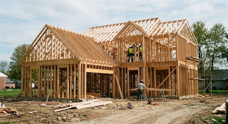 Building Addition Framing in Conroe, TX