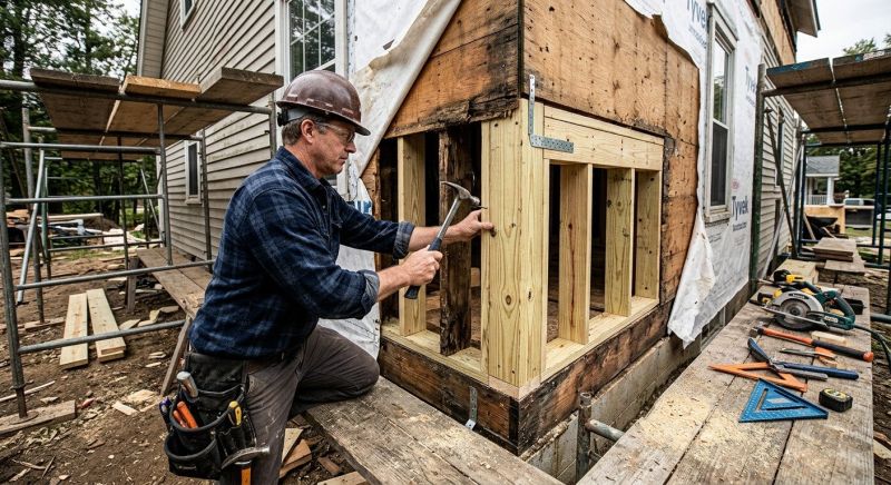 Damaged Framing Replacement in Wilmington, NC
