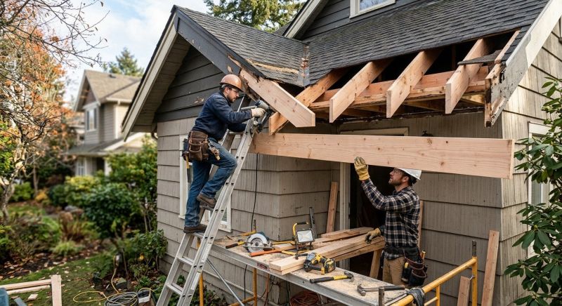 House Beam Replacement in Wilmington, NC
