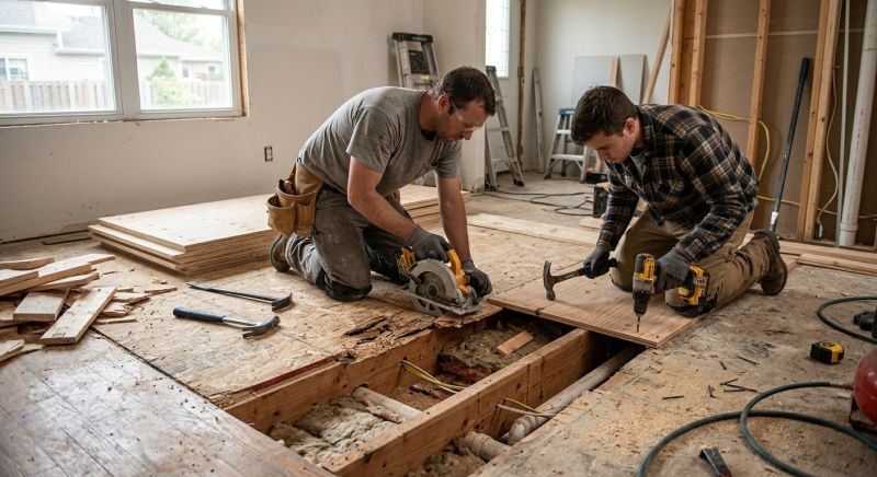 Squeaking Floor Repair in Conroe, TX