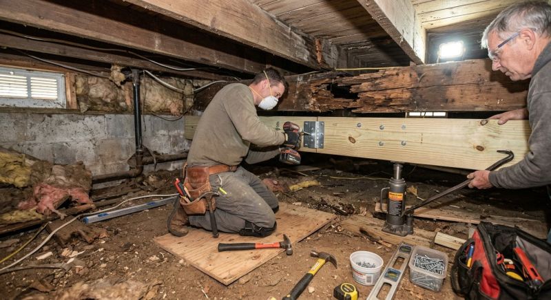 Subfloor Joist Replacement in Wilmington, NC