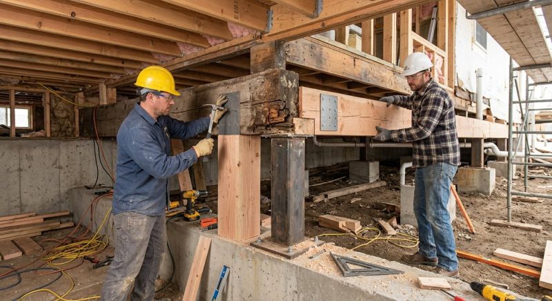 Wood Beam Replacement in Kansas City, KS